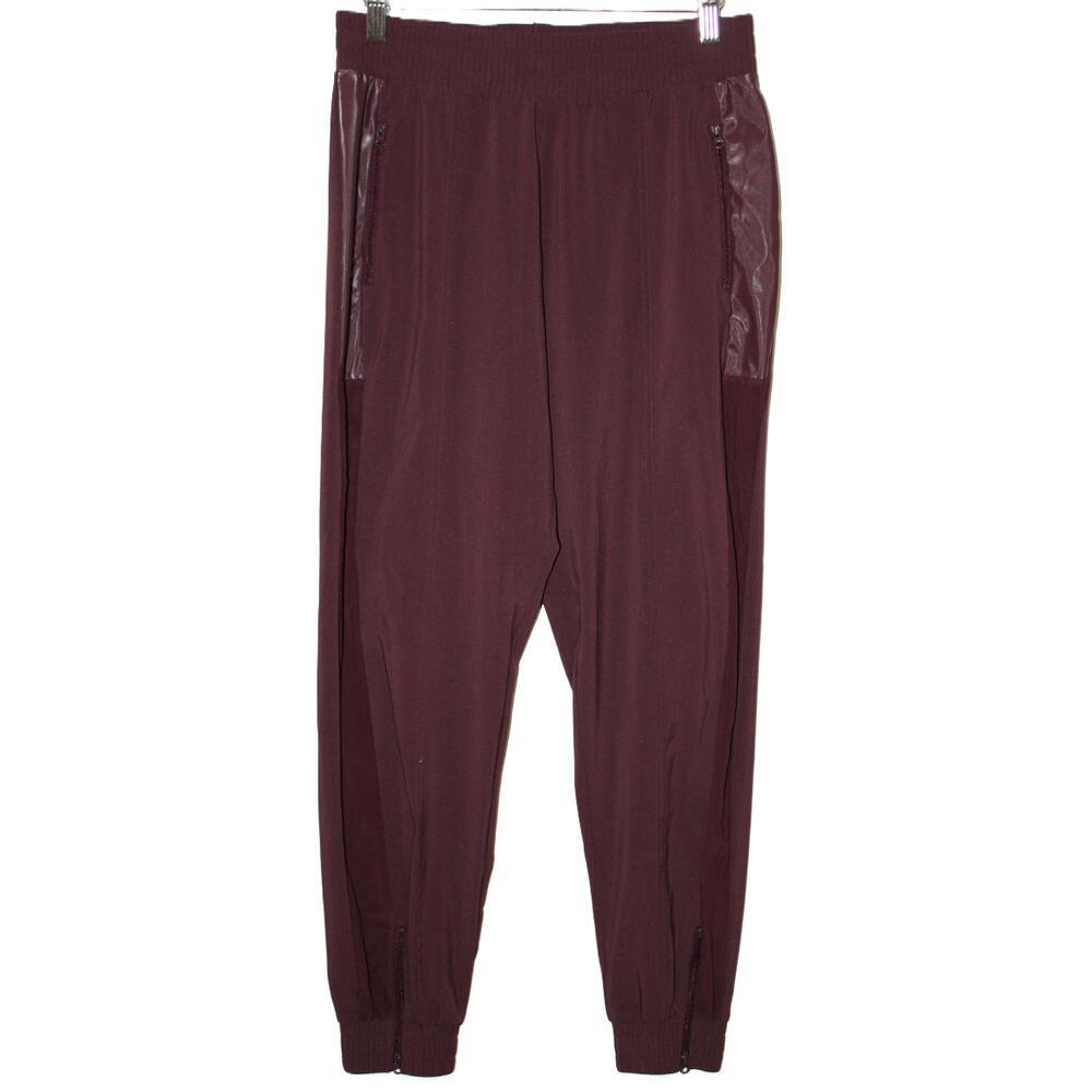 Womens Victoria Sport by Victoria's Secret Maroon Red Jogger Track Pants Size S